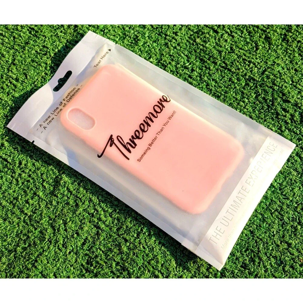 Threemore Bubblegum Pink Silicone Grip Iphone Xs/s 6x3